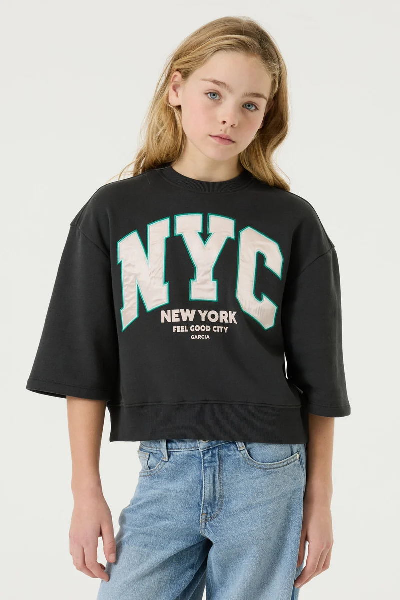 Sweater mit Frontprint