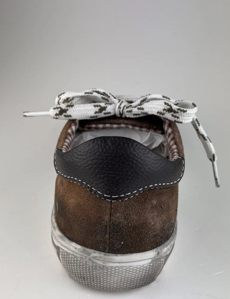 MADDOX Kinder Lederschuhe Sneaker "Oskar" | Bernstein