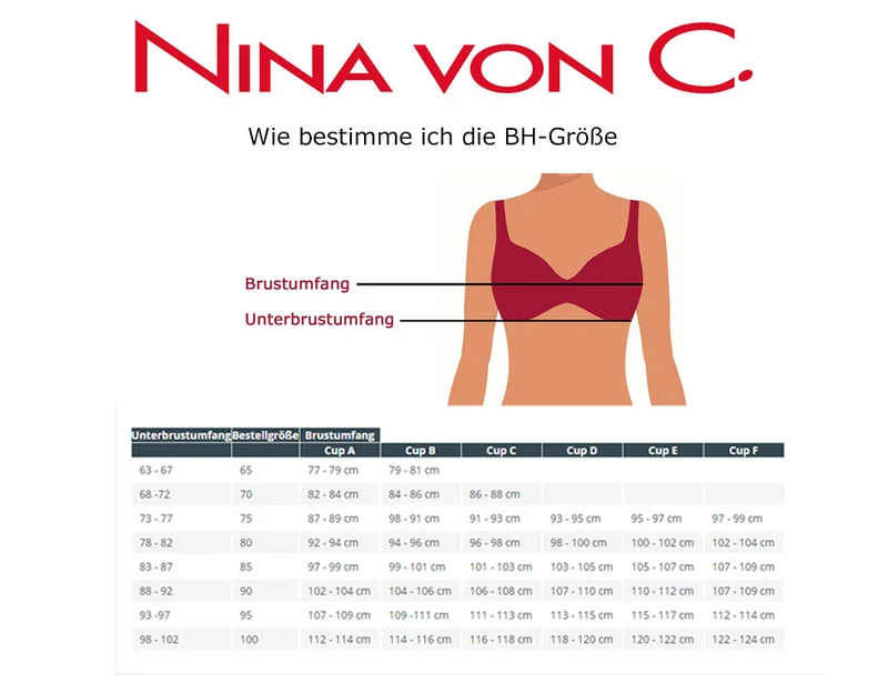 Nina von C. Spacer Bügel BH mit Spitze 48527971 | Taubenblau