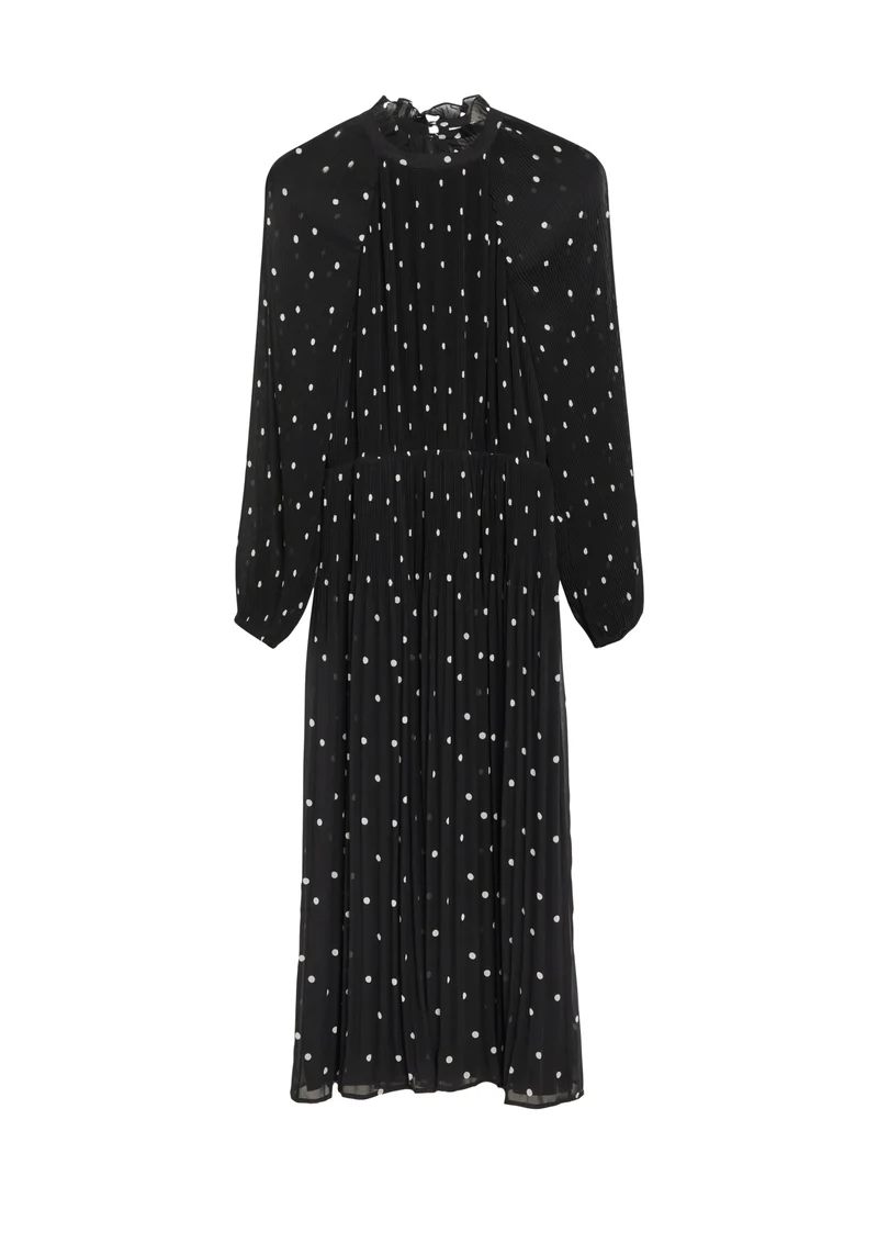 Kleid mit Rüschenkragen