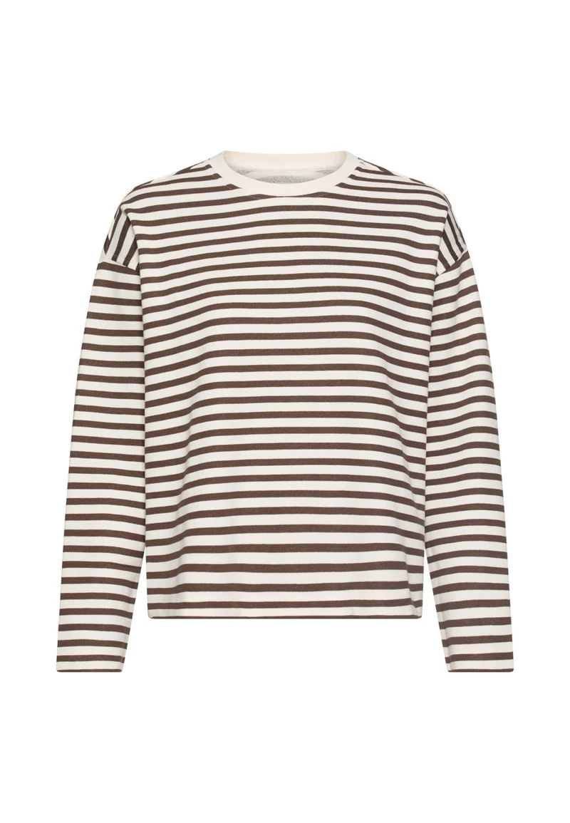 Sweatshirt mit Streifenmuster