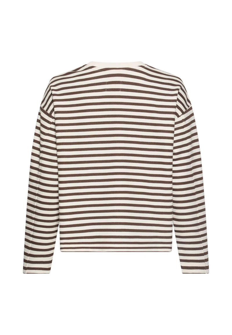 Sweatshirt mit Streifenmuster