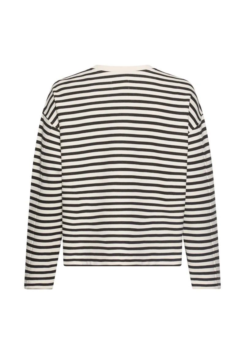 Sweatshirt mit Streifenmuster