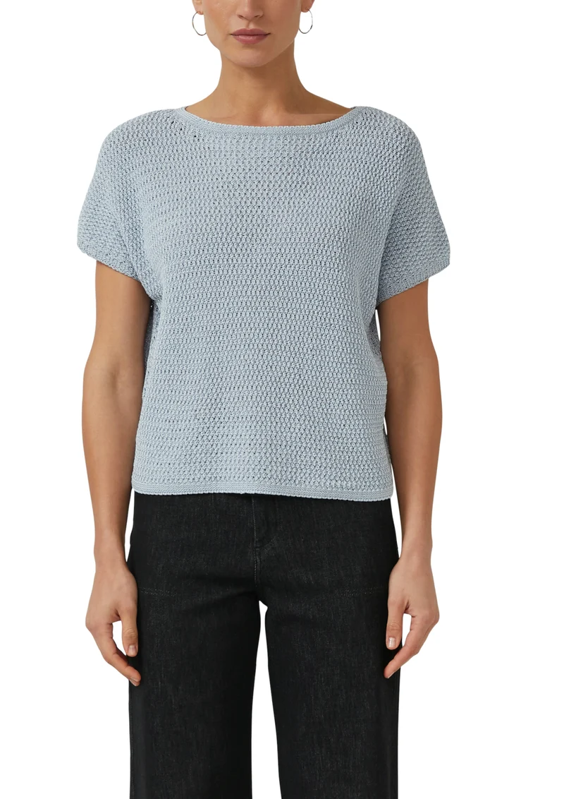 Shirt mit Strickmuster