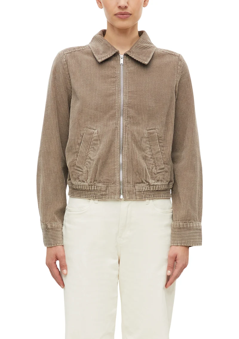Cord-Jacke mit elastischem Bund