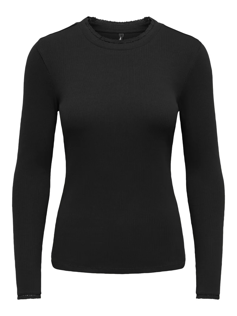 ONLLESLIE Top mit Spitzen-Detail