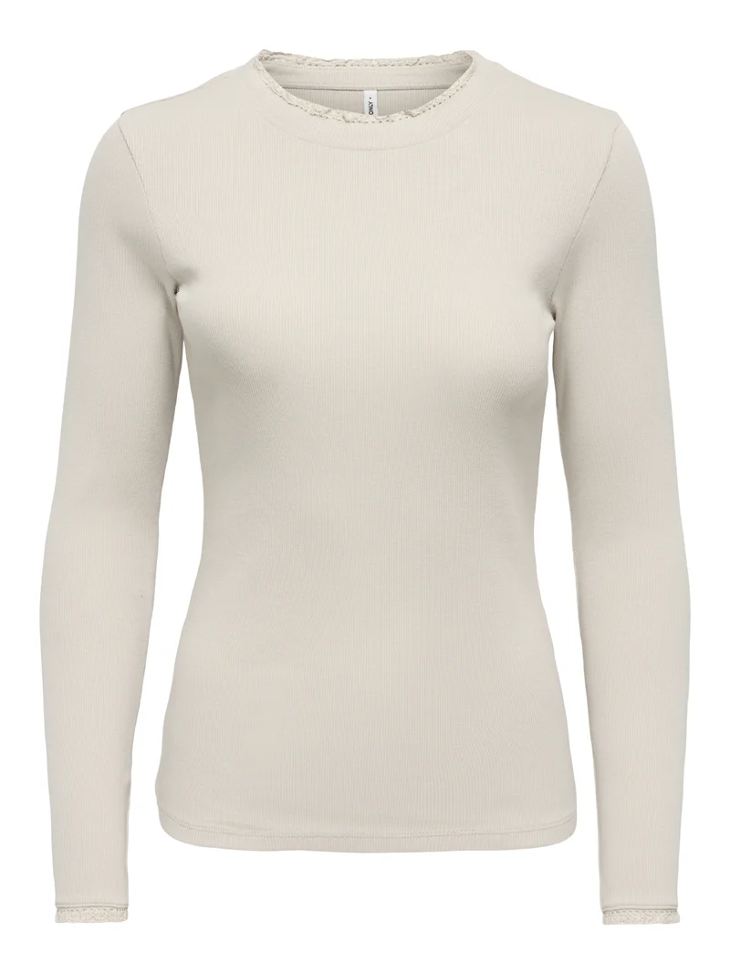 ONLLESLIE Top mit Spitzen-Detail