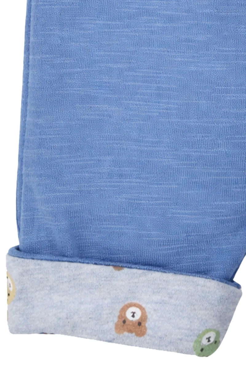 BONDI Baby Jungen Wendehose "Bear Club" 94034 | Blau