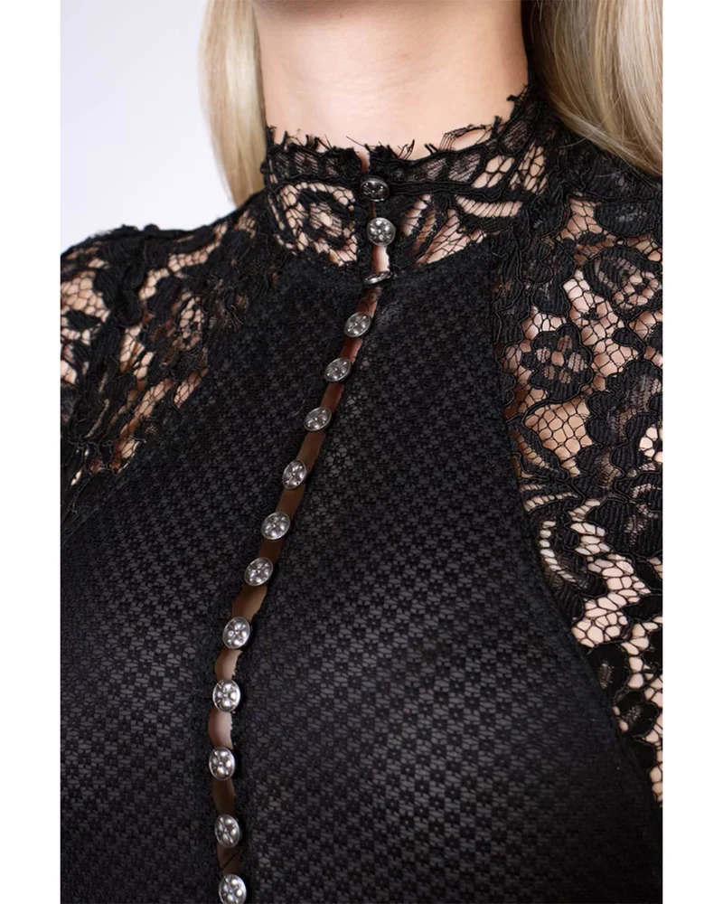 Krüger Collection Trachten Body "Millie" 282165 | Schwarz