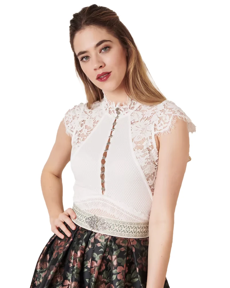 Krüger Collection Trachten Body "Millie" 282165 | Ecru