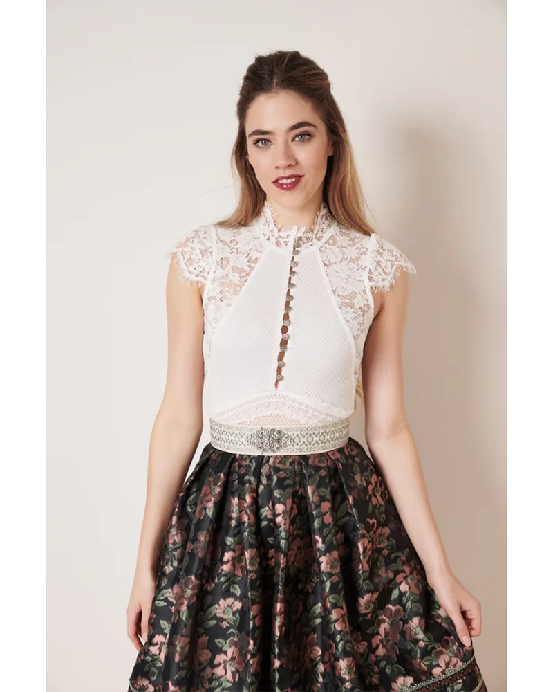 Krüger Collection Trachten Body "Millie" 282165 | Ecru
