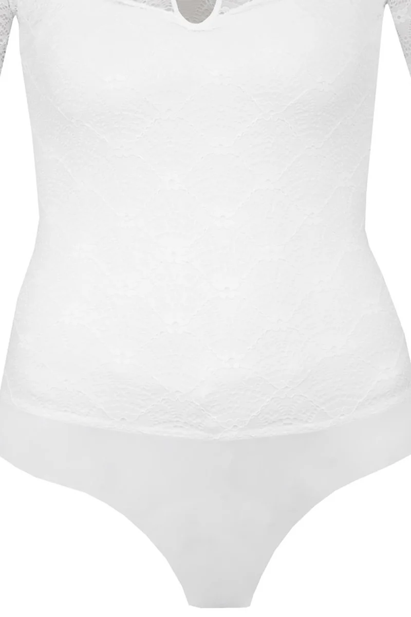 MarJo Dirndlbody "Hallerndorf" Halbarm | Offwhite