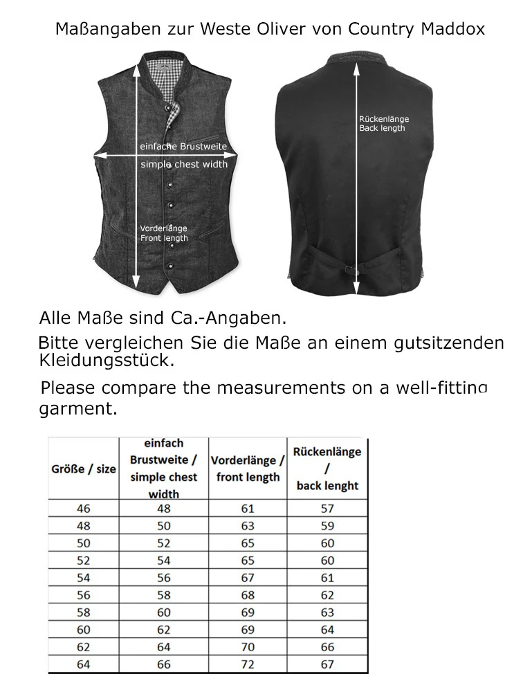 MADDOX Herren Leinen Trachten Weste "Oliver" | Weinrot