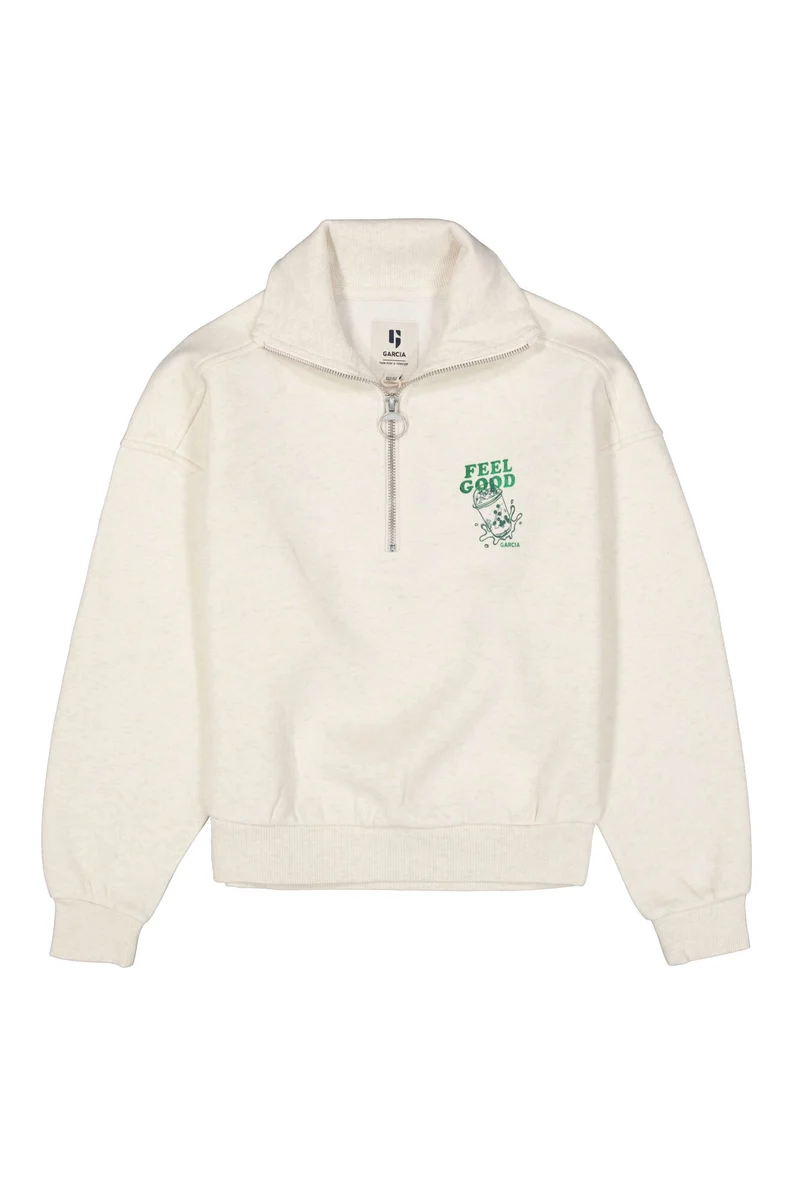 Sweater mit Brustdruck