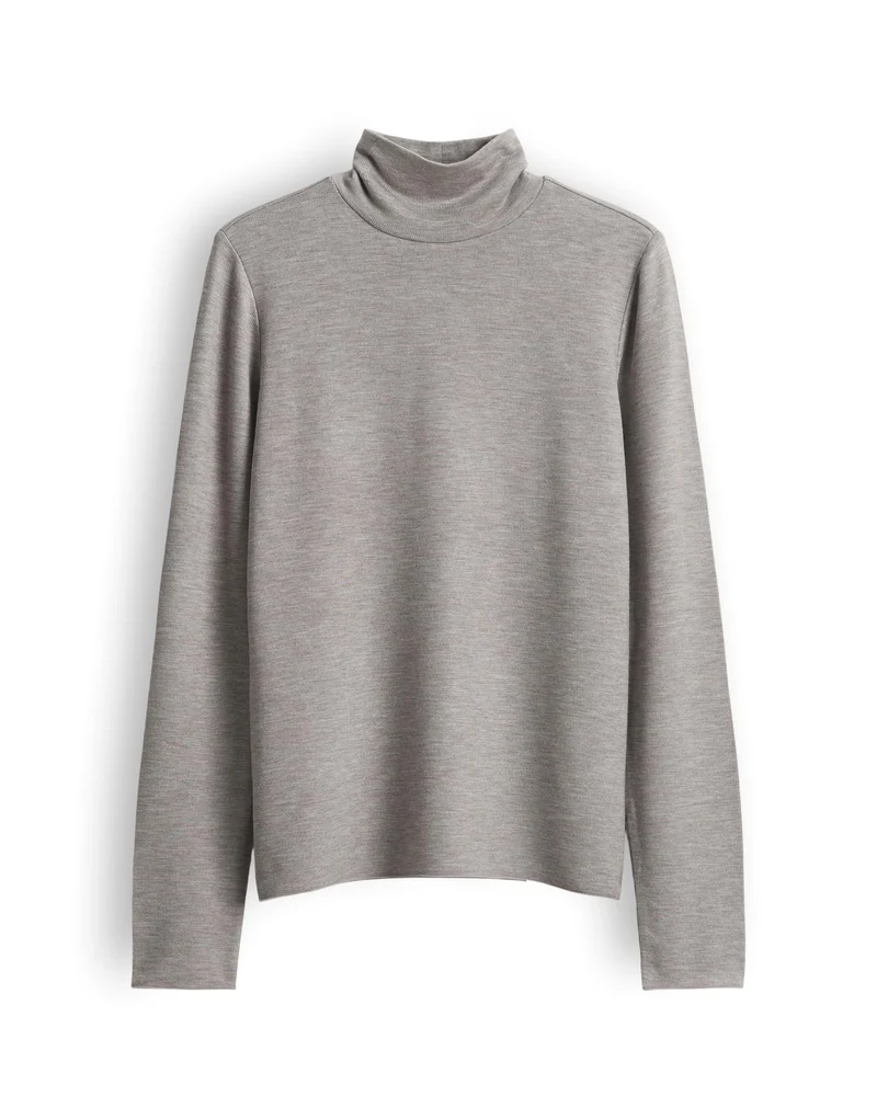 KIROSIE SOFT Slim Rollkragenshirt
