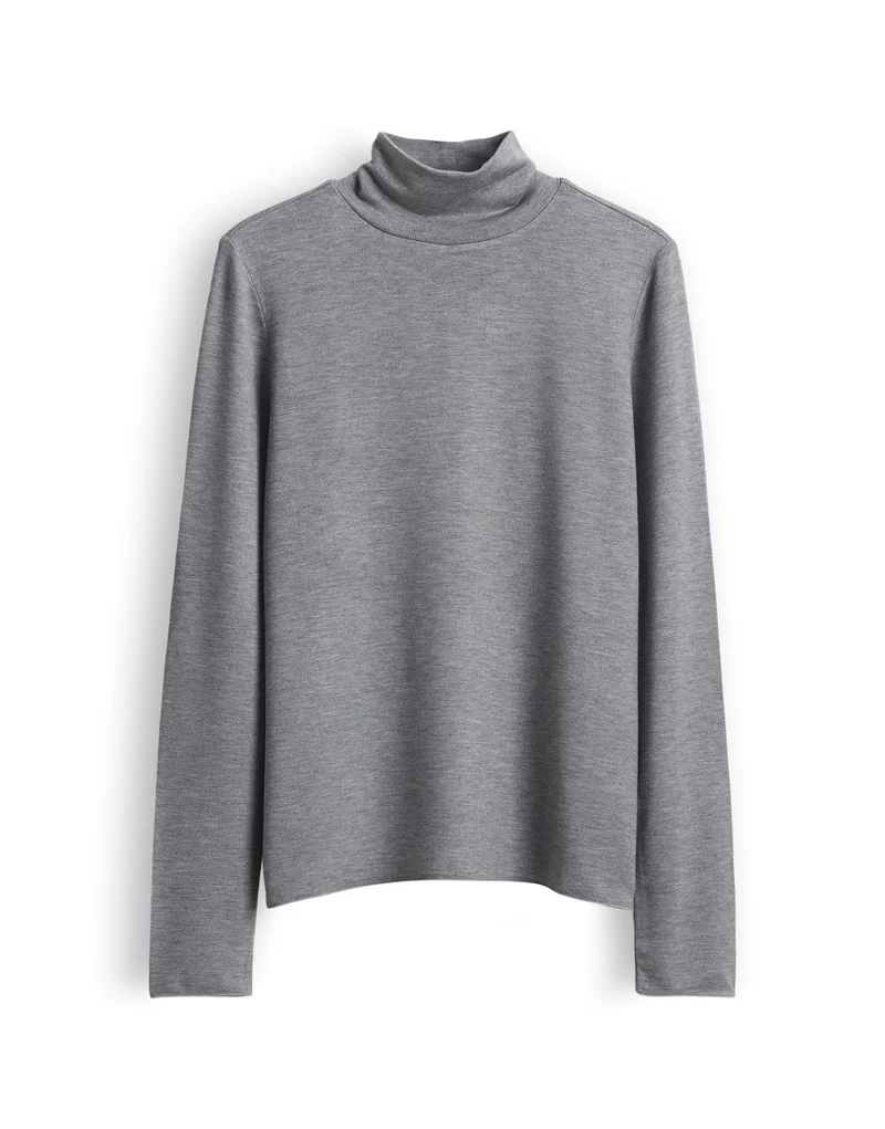 KIROSIE SOFT Slim Rollkragenshirt