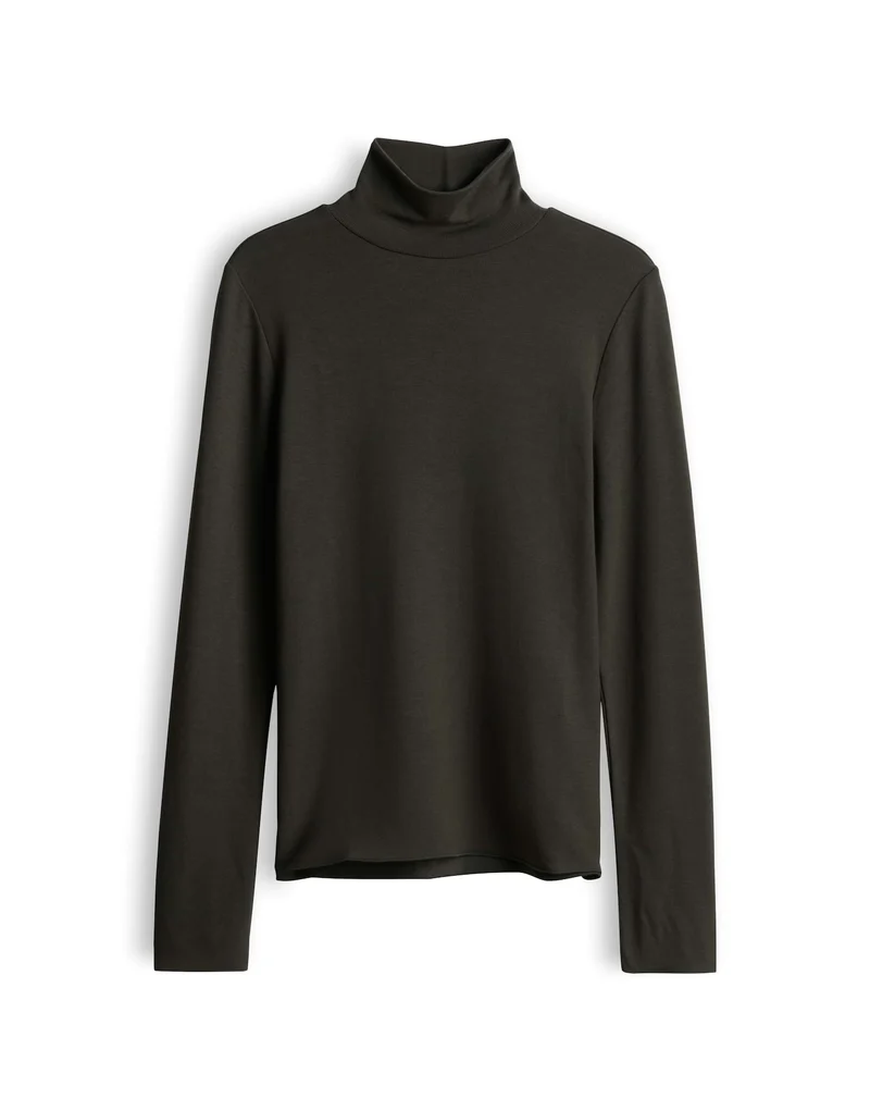 KIROSIE SOFT Slim Rollkragenshirt