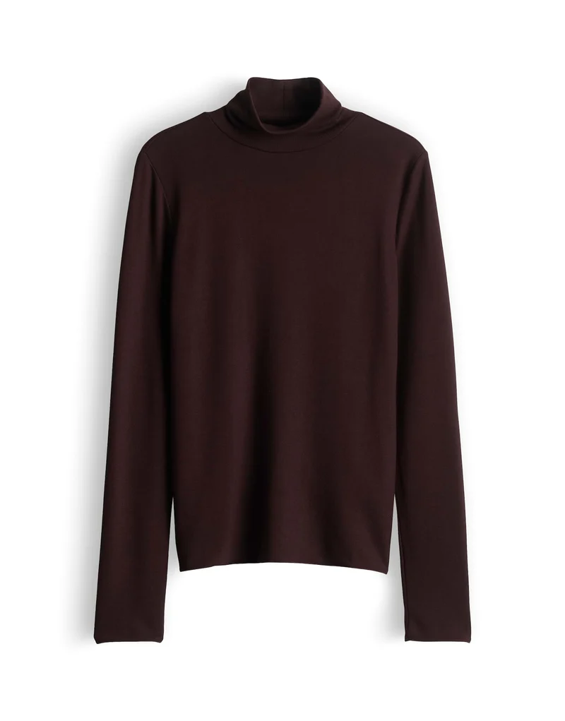 KIROSIE SOFT Slim Rollkragenshirt