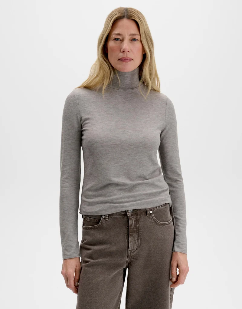 KIROSIE SOFT Slim Rollkragenshirt