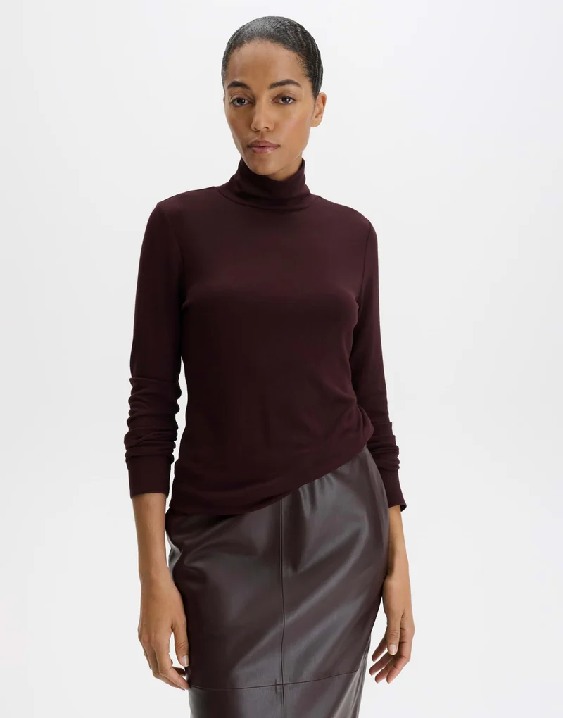 KIROSIE SOFT Slim Rollkragenshirt