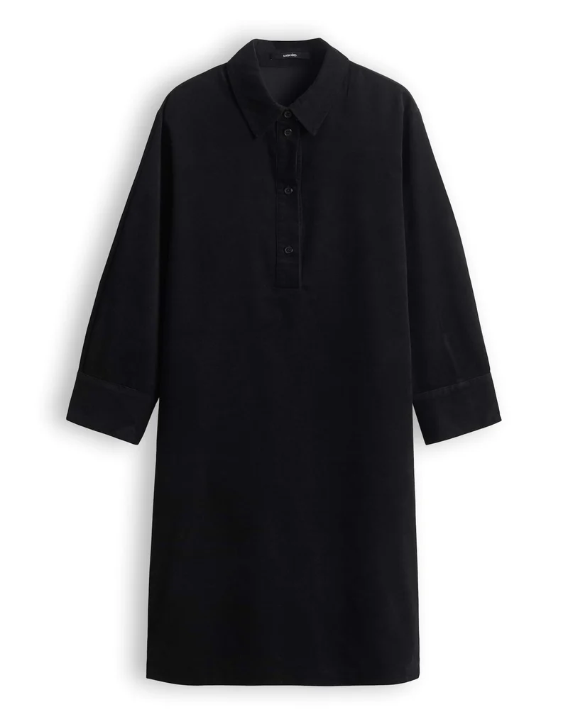 QUORTEA EASE Hemdblusenkleid aus Feincord