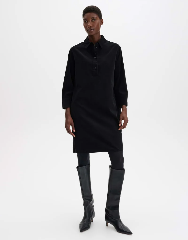 QUORTEA EASE Hemdblusenkleid aus Feincord