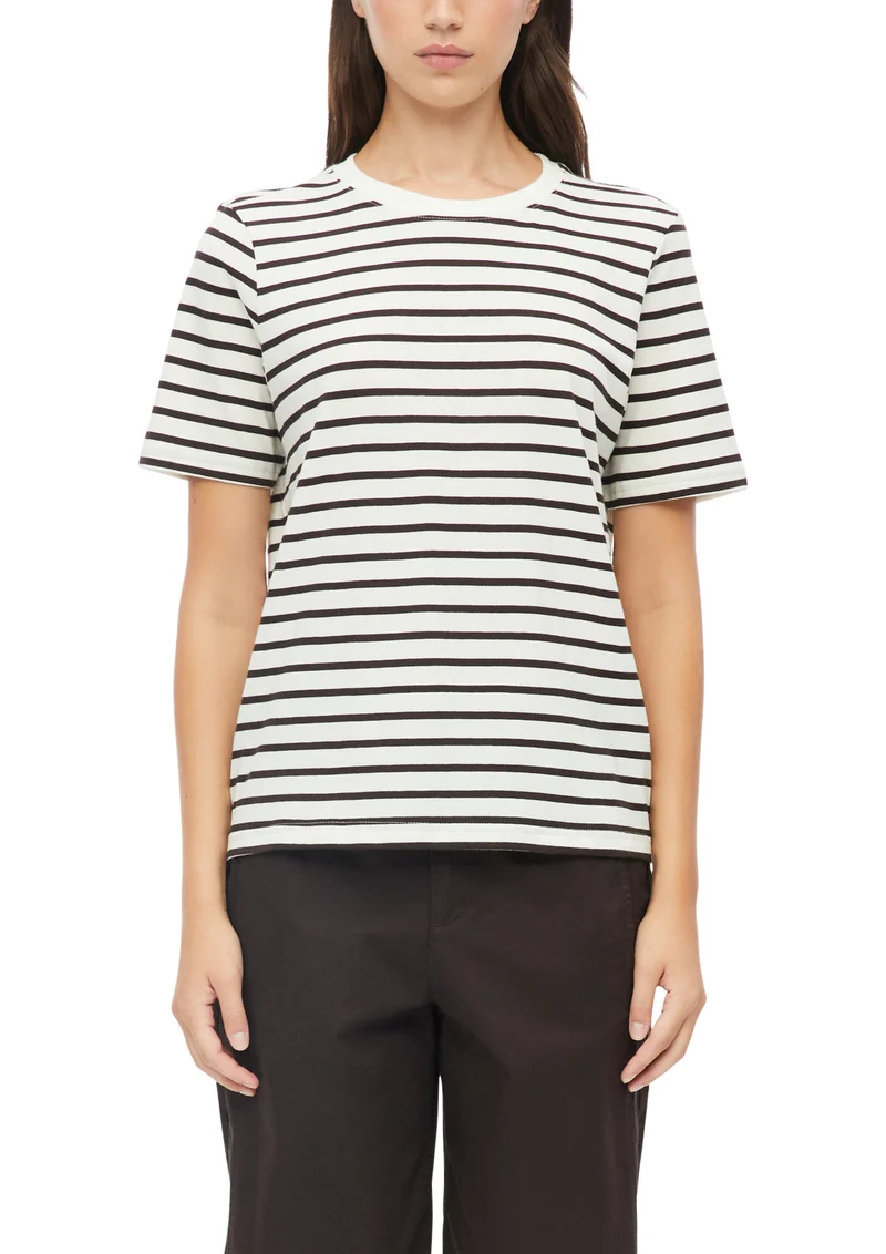 Gestreiftes T-Shirt aus Jersey
