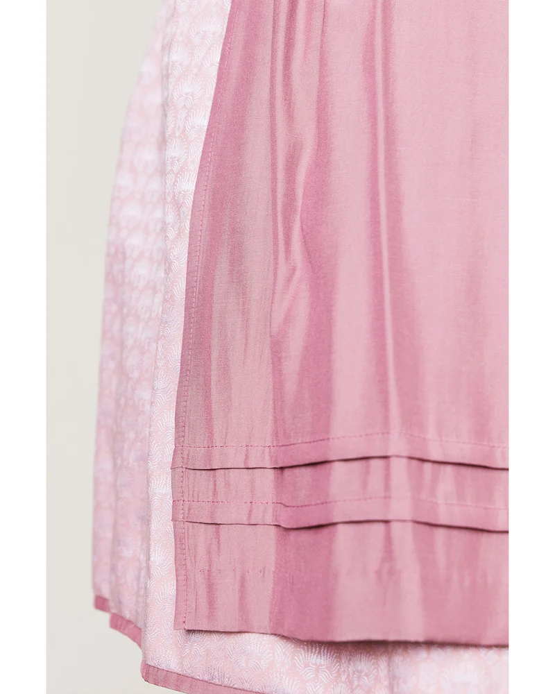 Krüger Collection Dirndl "Siena" 114267 | Grau Rose 60cm