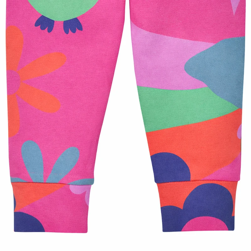 BONDI Baby Mädchen Laufhose "Blumenallover" 86971 | Pink