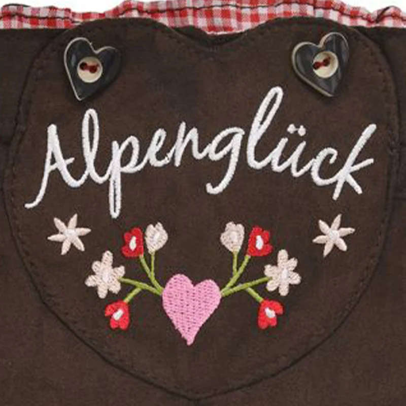 BONDI Mädchen Kunstleder Shorts Hose "Alpenglück" 86996 | Braun