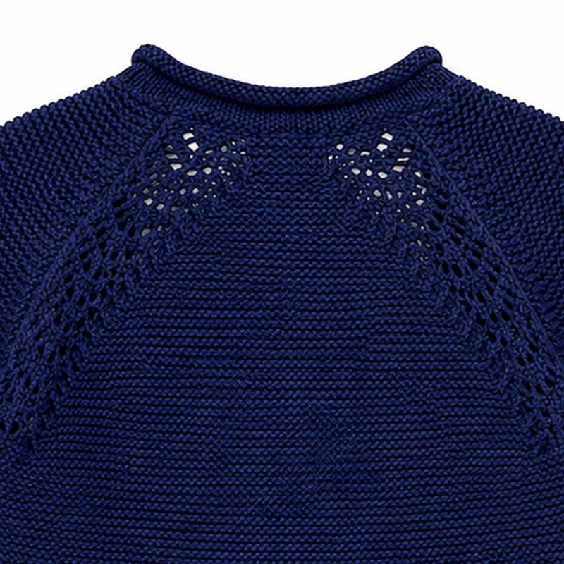 BONDI Baby Mädchen Strickjacke A-Form 86593 | Navy Blau