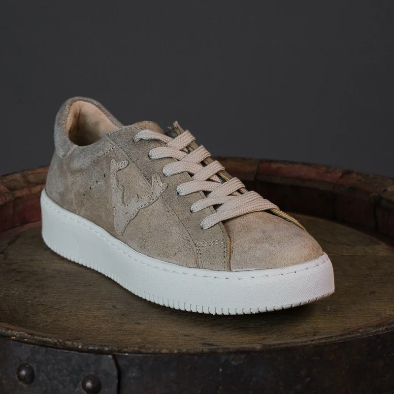 MeiSchua! Trachtensneaker Damen Braun Elli