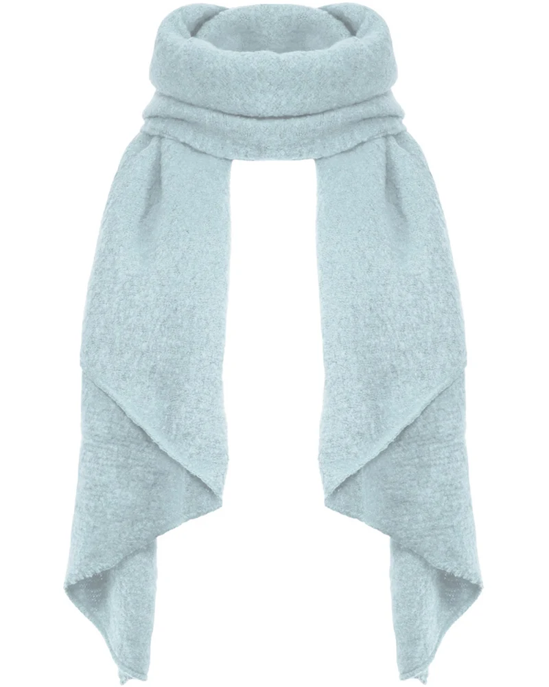 Kuscheliger Winter Schal "Eliana" 250 x 63 cm | Hellblau