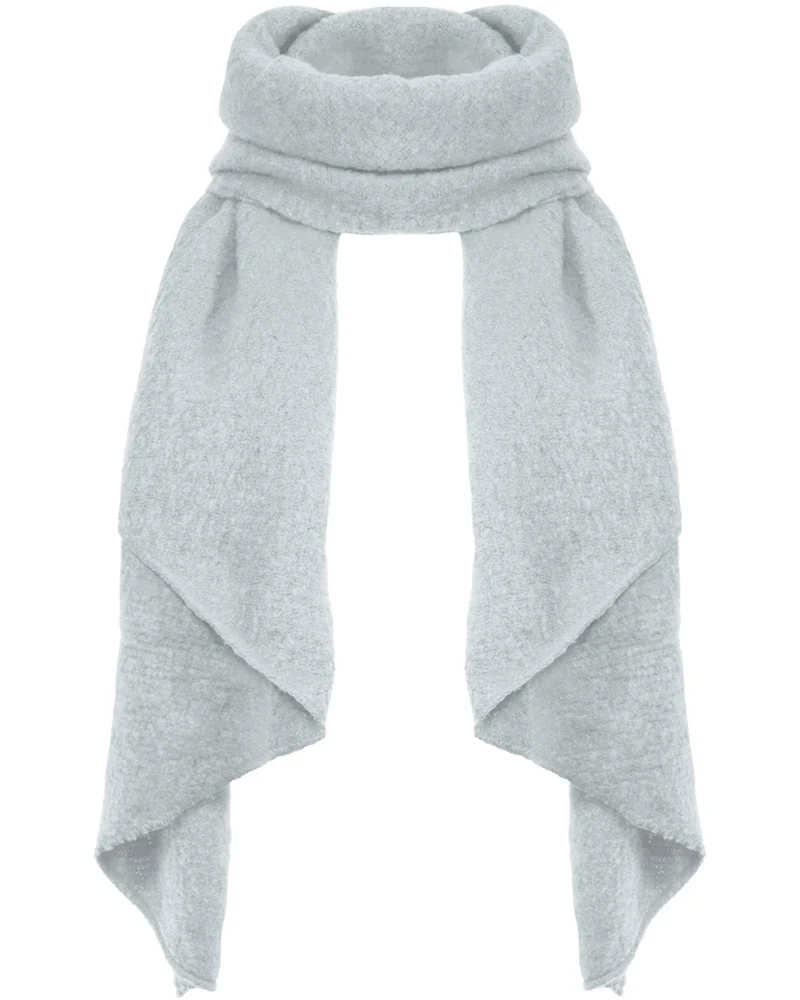 Kuscheliger Winter Schal "Eliana" 250 x 63 cm | Hellgrau