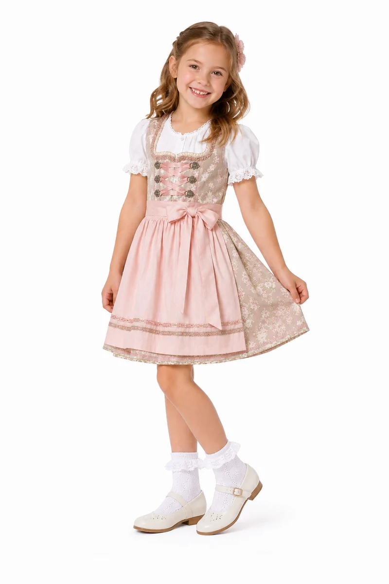 Kinder Trachten Rüschen Socken Häkellook Ajour 11042 | Weiß