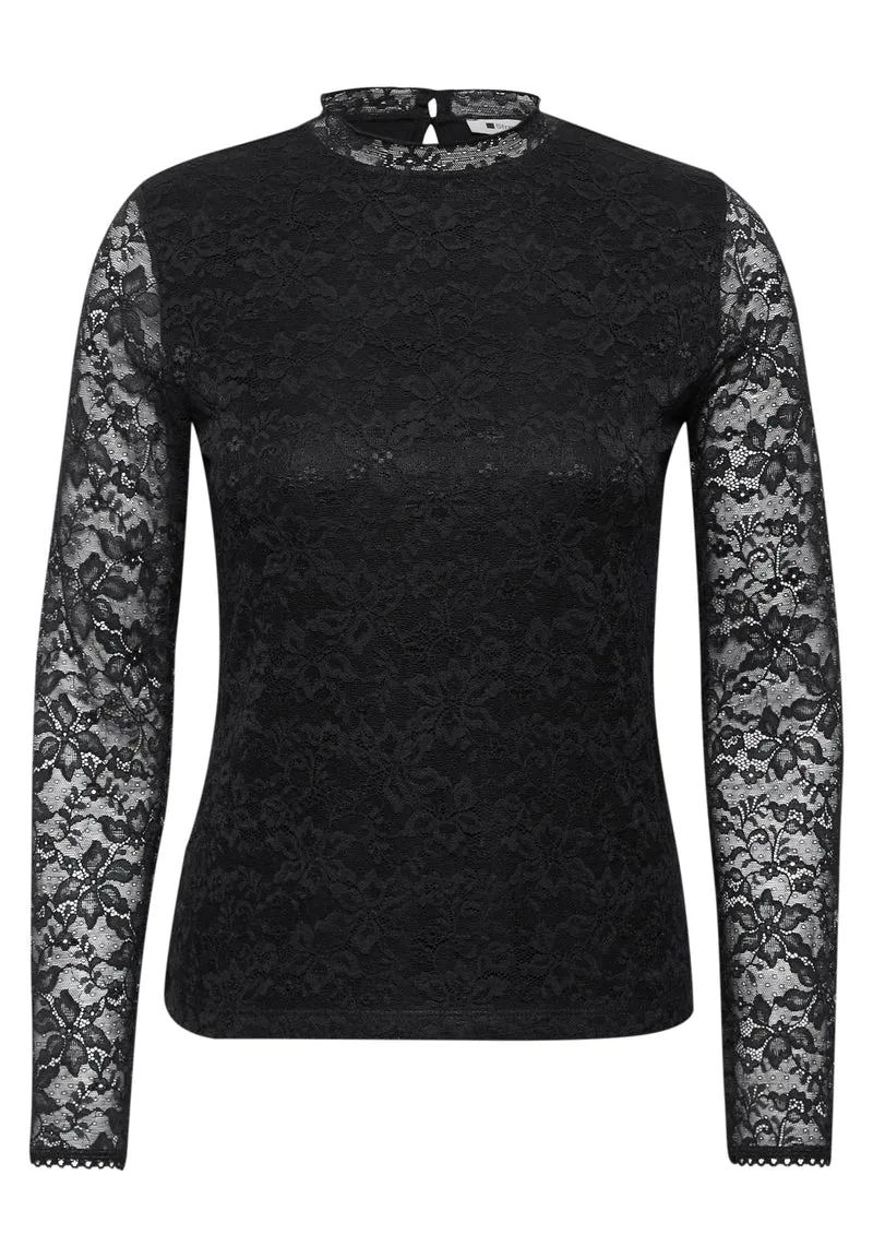 Langarm Shirt aus Spitze