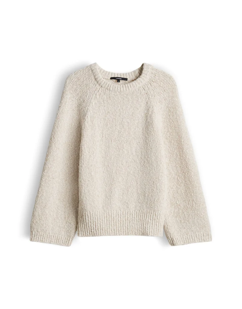 TARIE Strickpullover aus Mouliné-Effektgarn
