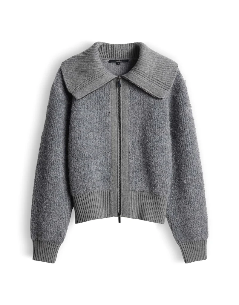 TESKI Strickjacke mit Reißverschluss