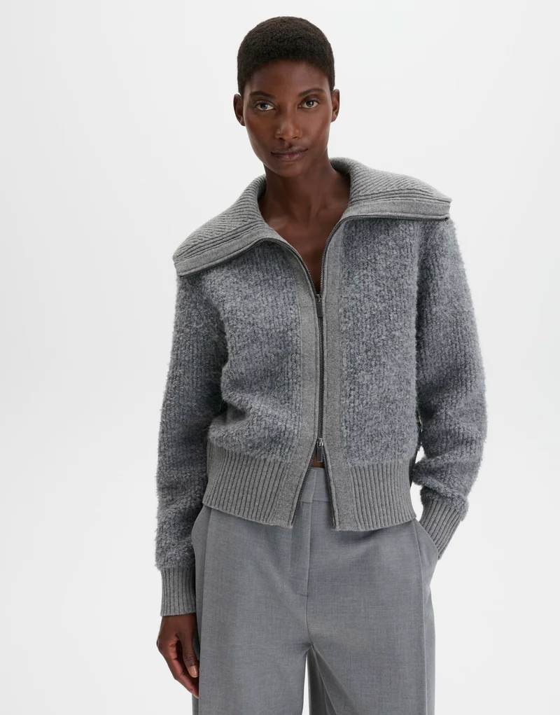 TESKI Strickjacke mit Reißverschluss