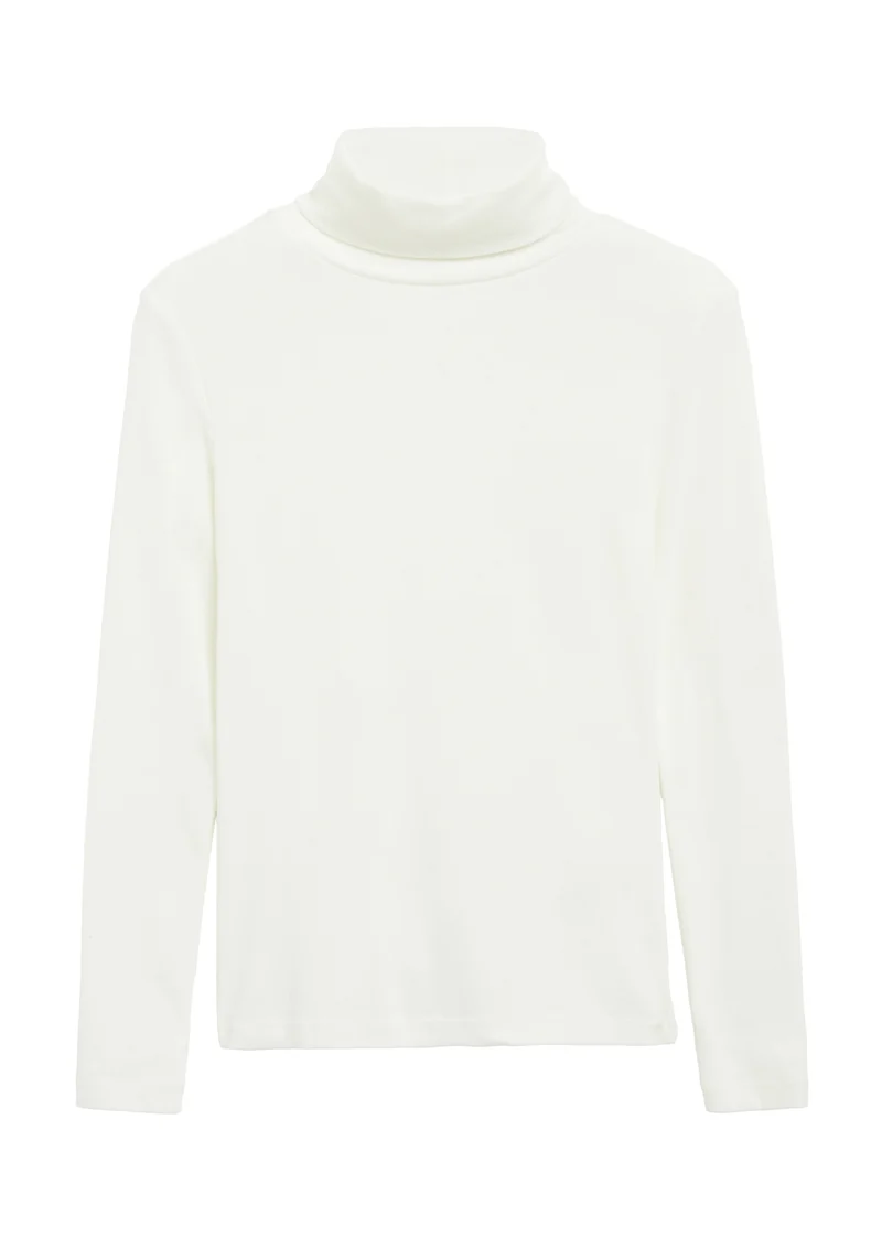 Rollkragen-Shirt im Slim Fit