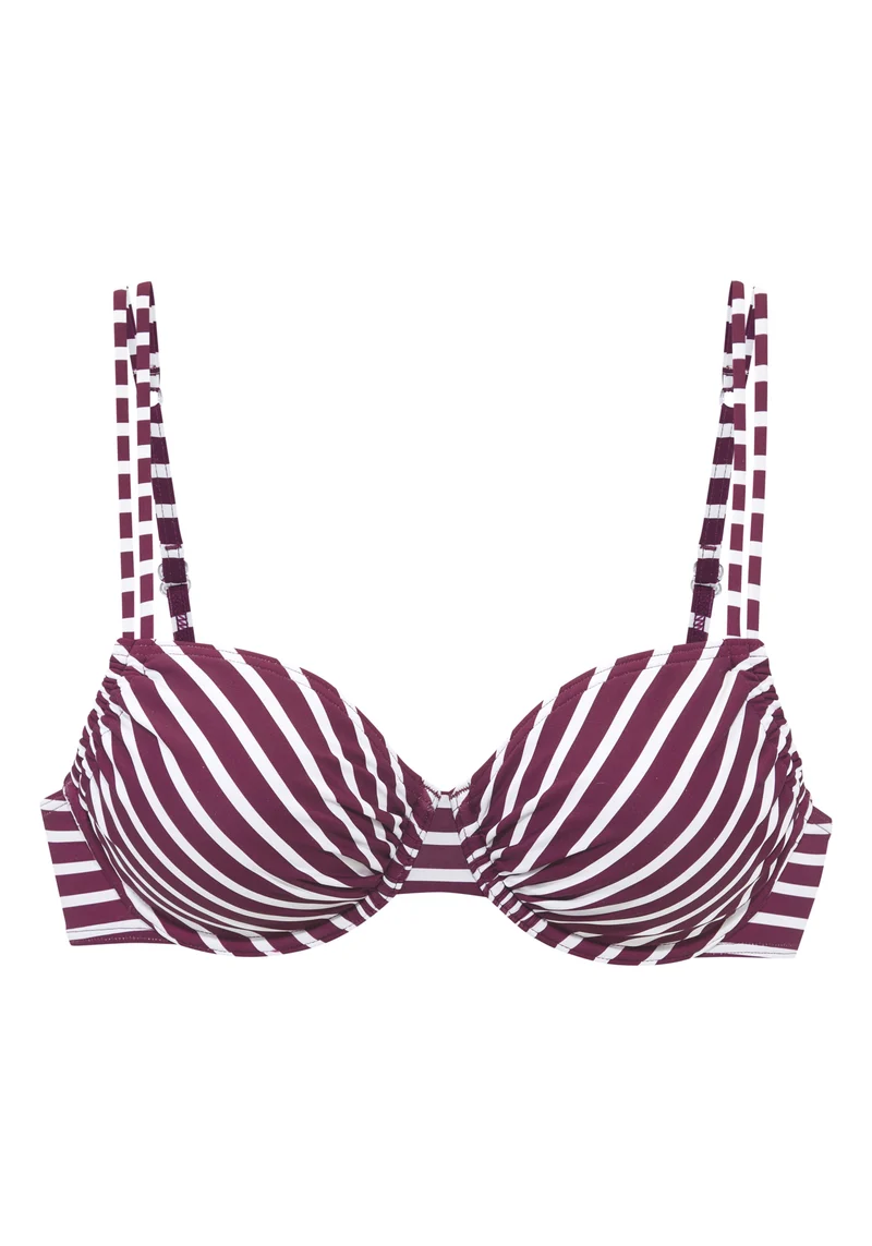 Bügel-Bikini-Top Tadu im Streifendesign