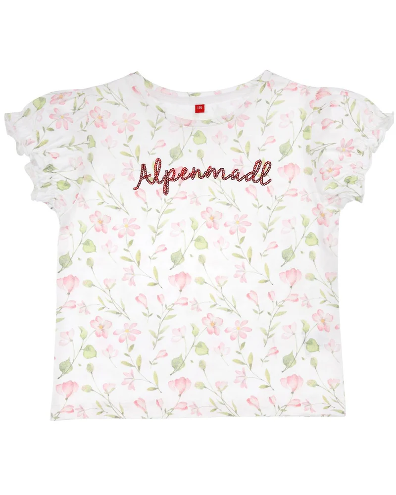 BONDI Mädchen T-Shirt "Alpenmadl" 26097 | Mehrfarbig