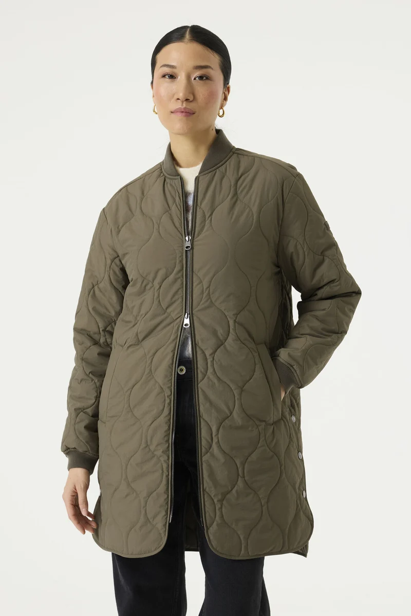 Bomberjacke mit Steppmuster