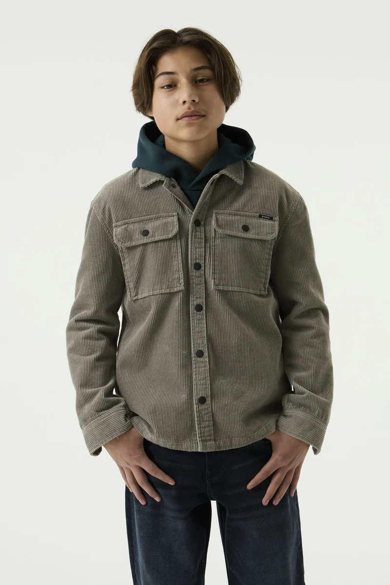 Corduroy-Overshirt mit Brusttaschen