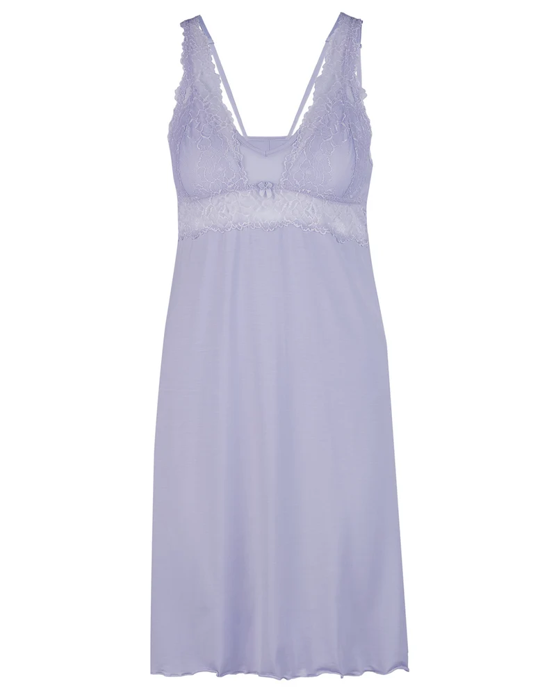 Nina von C. Negligè Hemdrock "Flower" 90cm 16421319 | Light Lavendel