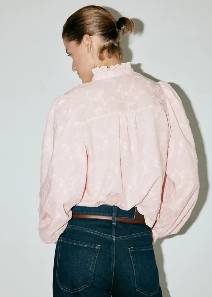 ROMA Bestickte Bluse