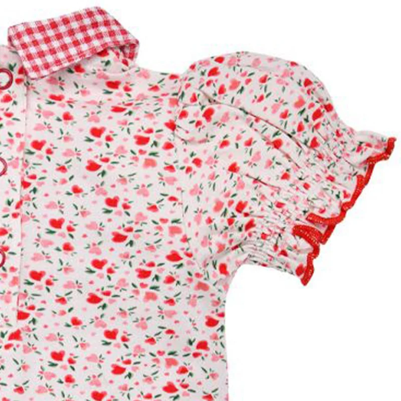 BONDI Baby Halbarm Body "I Mog Di" 86992 | Blumenalloverdruck