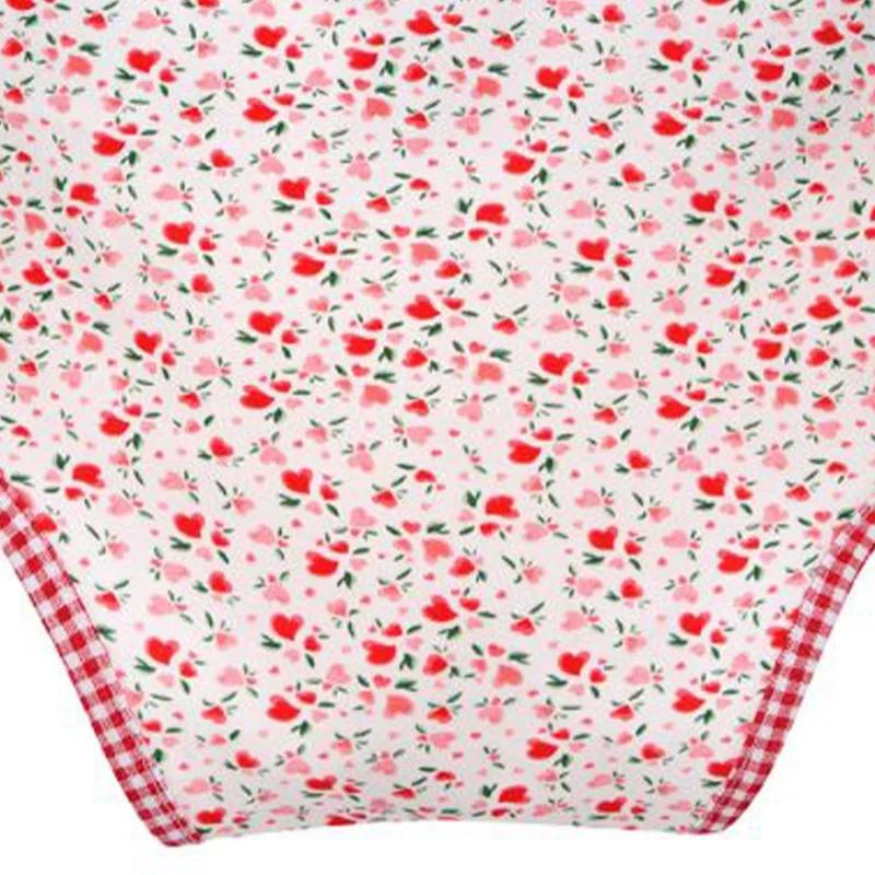 BONDI Baby Halbarm Body "I Mog Di" 86992 | Blumenalloverdruck