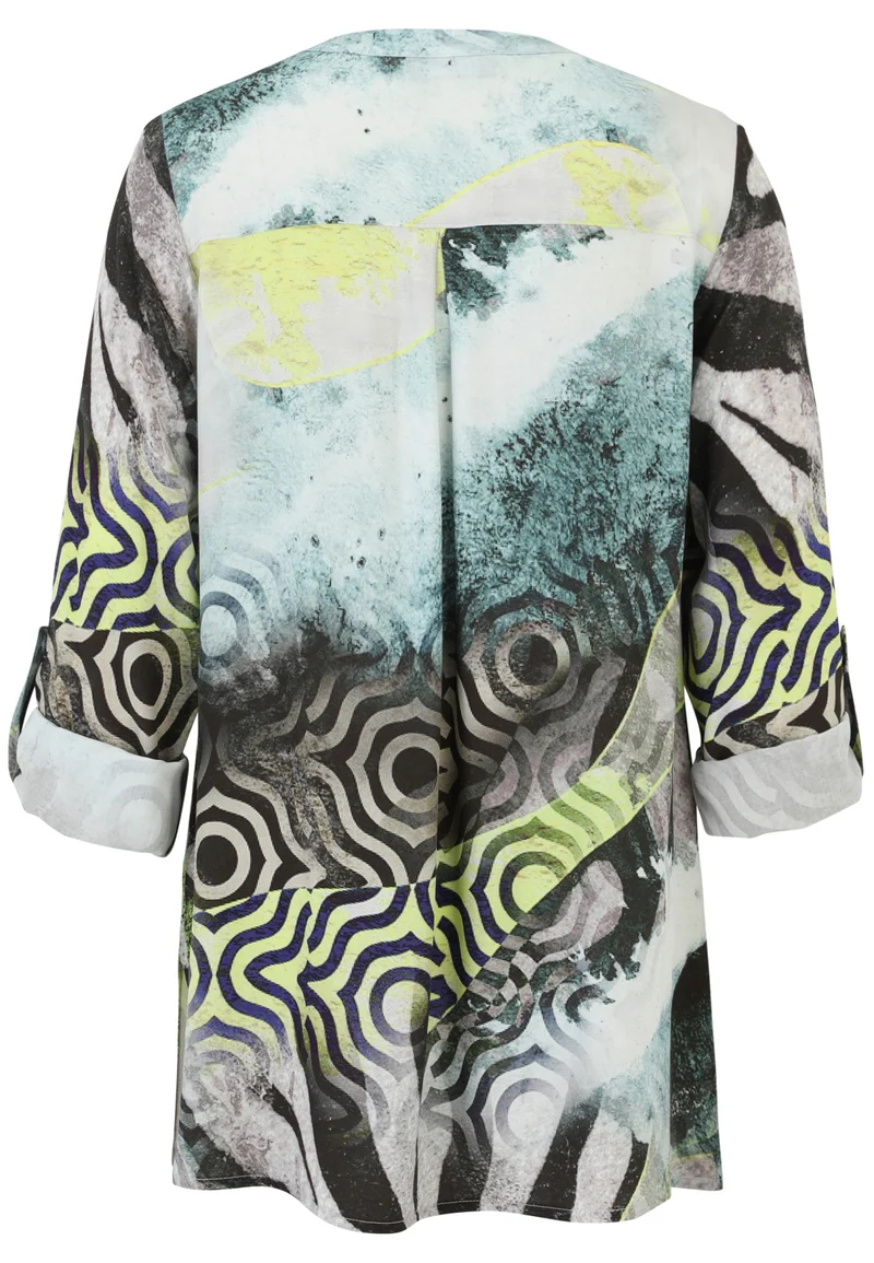 Bluse mit Grafik-Print