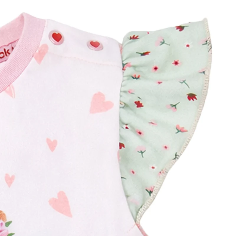 BONDI Baby Mädchen T-Shirt "Bambi" 86751 | Weiß Rosa
